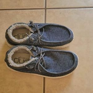 Womens Hey dudes, Size 6, Blue and grey